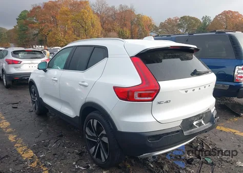 2023 Volvo Xc40 B5 Ultimate Bright Theme from USA, damaged, VIN YV4L12UA6P2057484